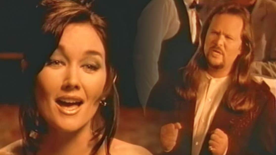 Lari White Travis Tritt Pine Over Lost Love In Passionate Video For Their Hit Duet Country 