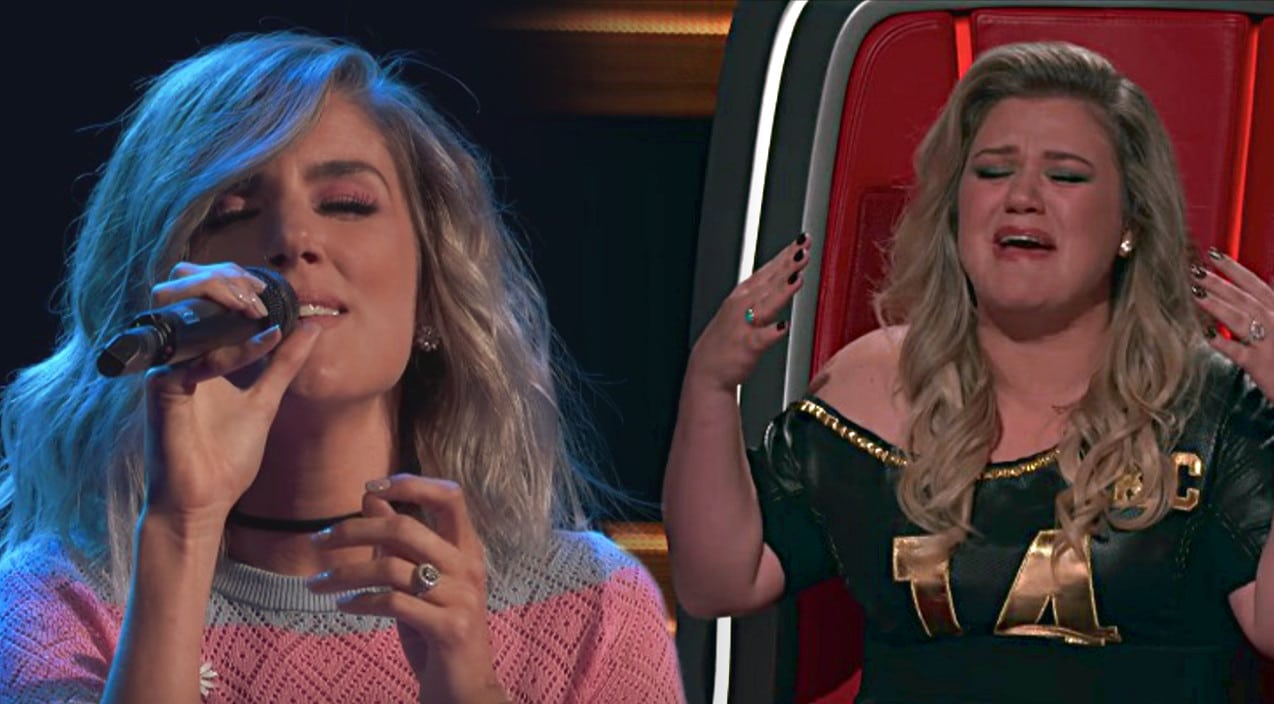 Kelly Clarkson Starts Sobbing When ‘Voice’ Contestant Sings Her Song ...