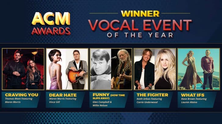 ACM Announces Winner for Vocal Event of the Year – Country Music Family