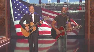 Darius Rucker and Jimmy Fallon sing "I Only Wanna Thank The Troops"