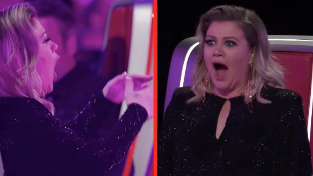 Kelly Clarkson Can’t Believe Her Eyes In ‘Voice’ Sneak Peek Audition