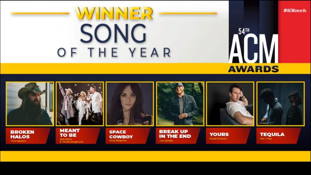 ACM Song Of The Year Winner Announced Country Music Family