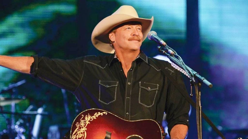 Alan Jackson performs on stage