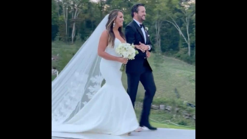 Luke Bryan Beams As He Walks Niece, Jordan, Down The Aisle Country