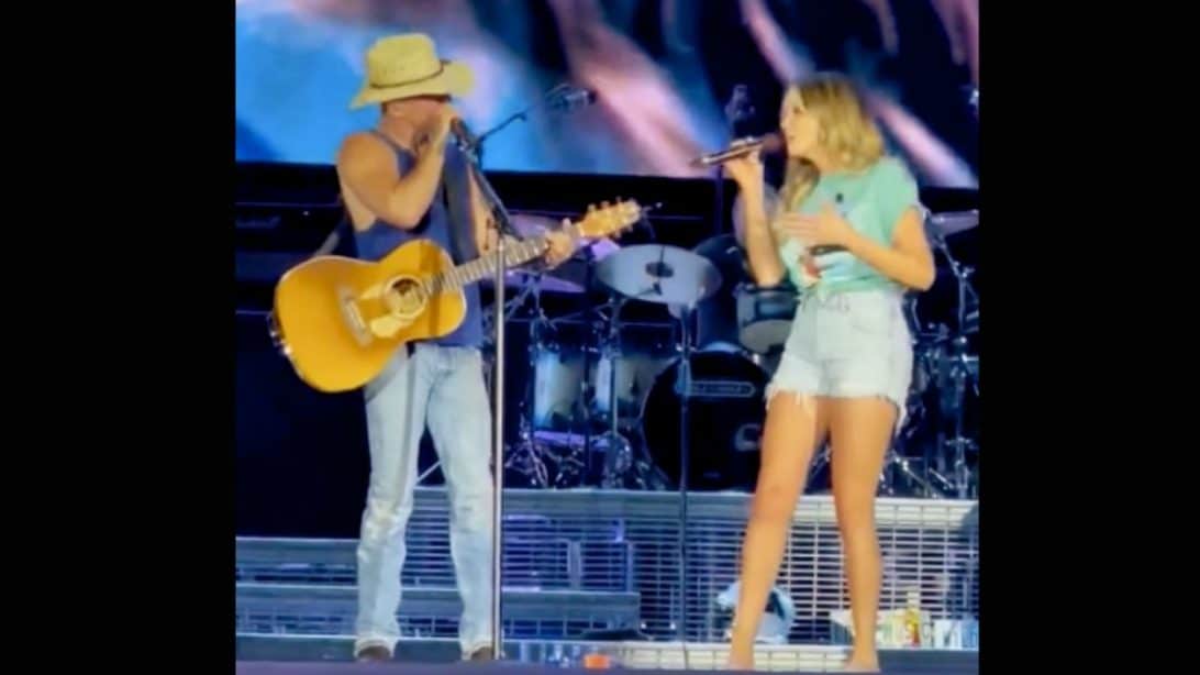 Kenny Chesney Brings Out Carly Pearce For 