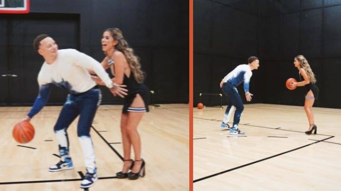 Kane Brown's Wife Katelyn Plays Basketball In High Heels Before BMI
