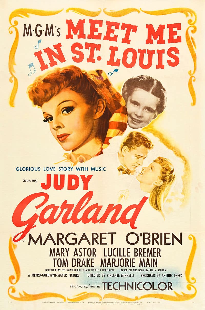 The movie poster for "Meet Me in St. Louis"