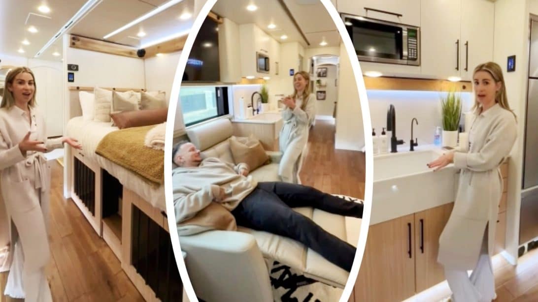 Step Inside Kane & Katelyn Brown's Customized Tour Bus For Their Family