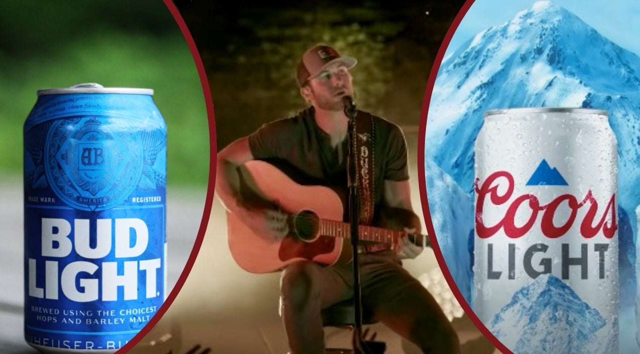 Riley Green Changes Lyrics To Sing "Coors Light" Instead Of "Bud Light"