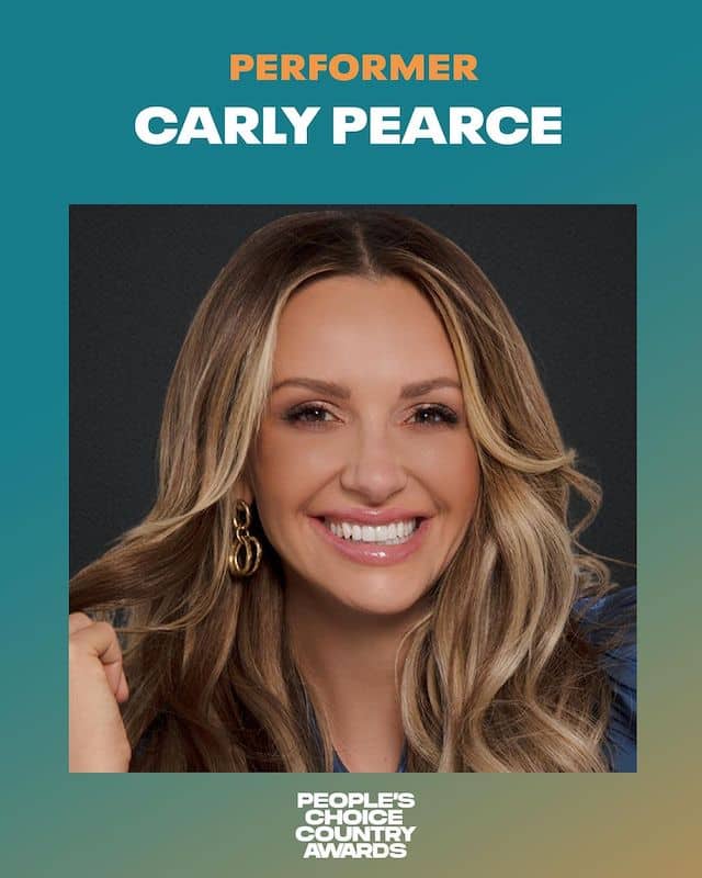 Carly Pearce named as a performer at the 2023 PCCAs