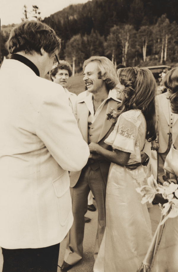 Jimmy Buffett and Jane Slagsvol wedding