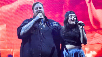 Jelly Roll sings with his daughter, Bailee