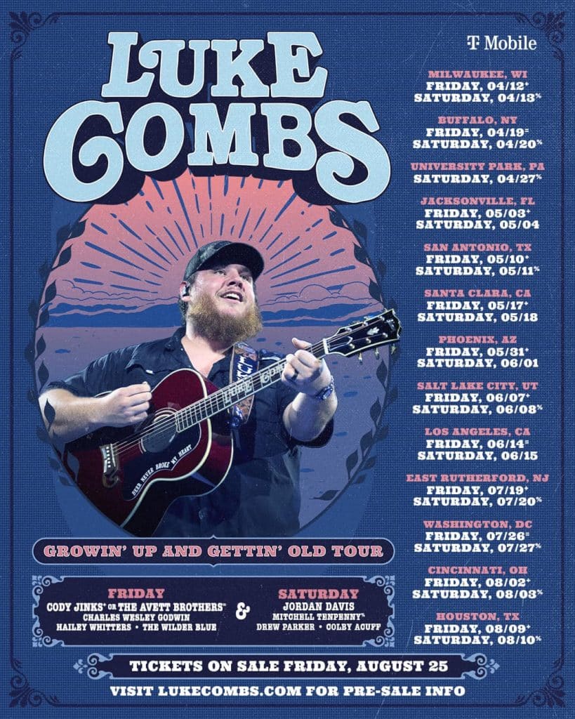 Luke Combs Wears A Kilt During Scotland Tour Stop