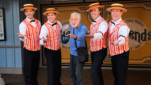 Dick Van Dyke at Disneyland.