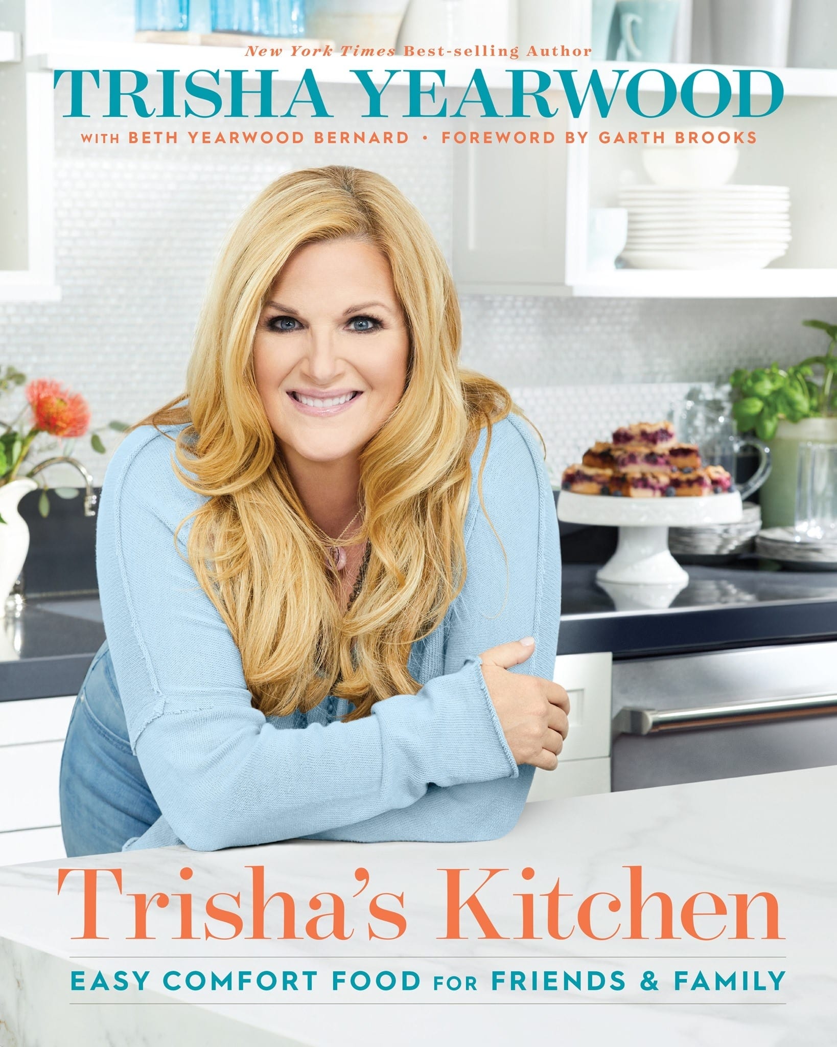 The cover of one of Trisha Yearwood's cookbooks with a foreword from her husband Garth Brooks