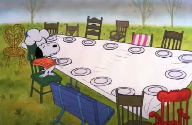 Still from "A Charlie Brown Thanksgiving"