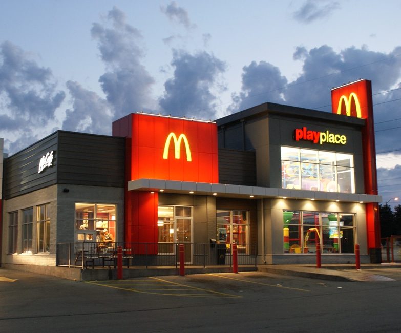 McDonald's fast food restaurant