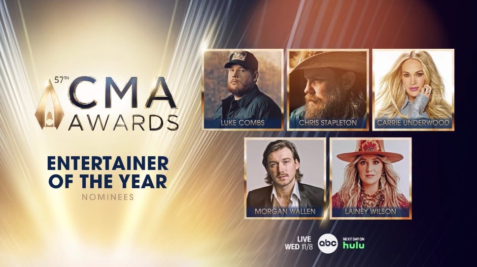 Chris Stapleton nominated for Entertainer of the Year at the 2023 CMA Awards
