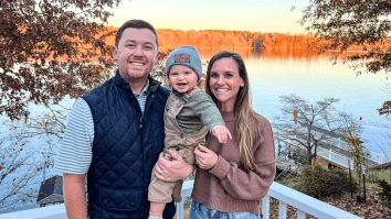 Scotty McCreery and his wife and son celebrate their first Thanksgiving together.