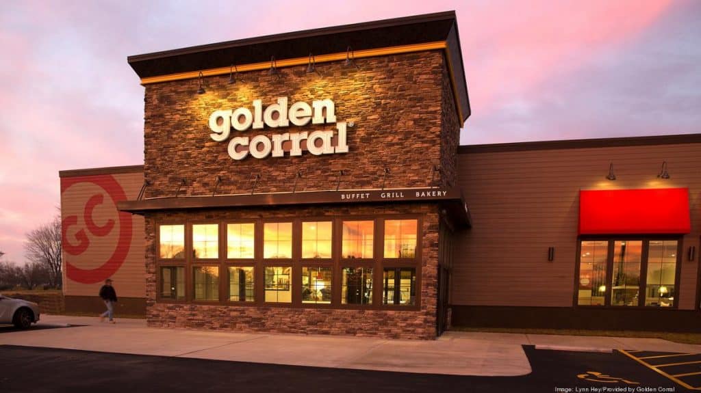 Golden Corral Restaurant exterior 