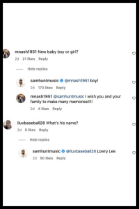 Sam Hunt & Wife Hannah Welcome Baby #2