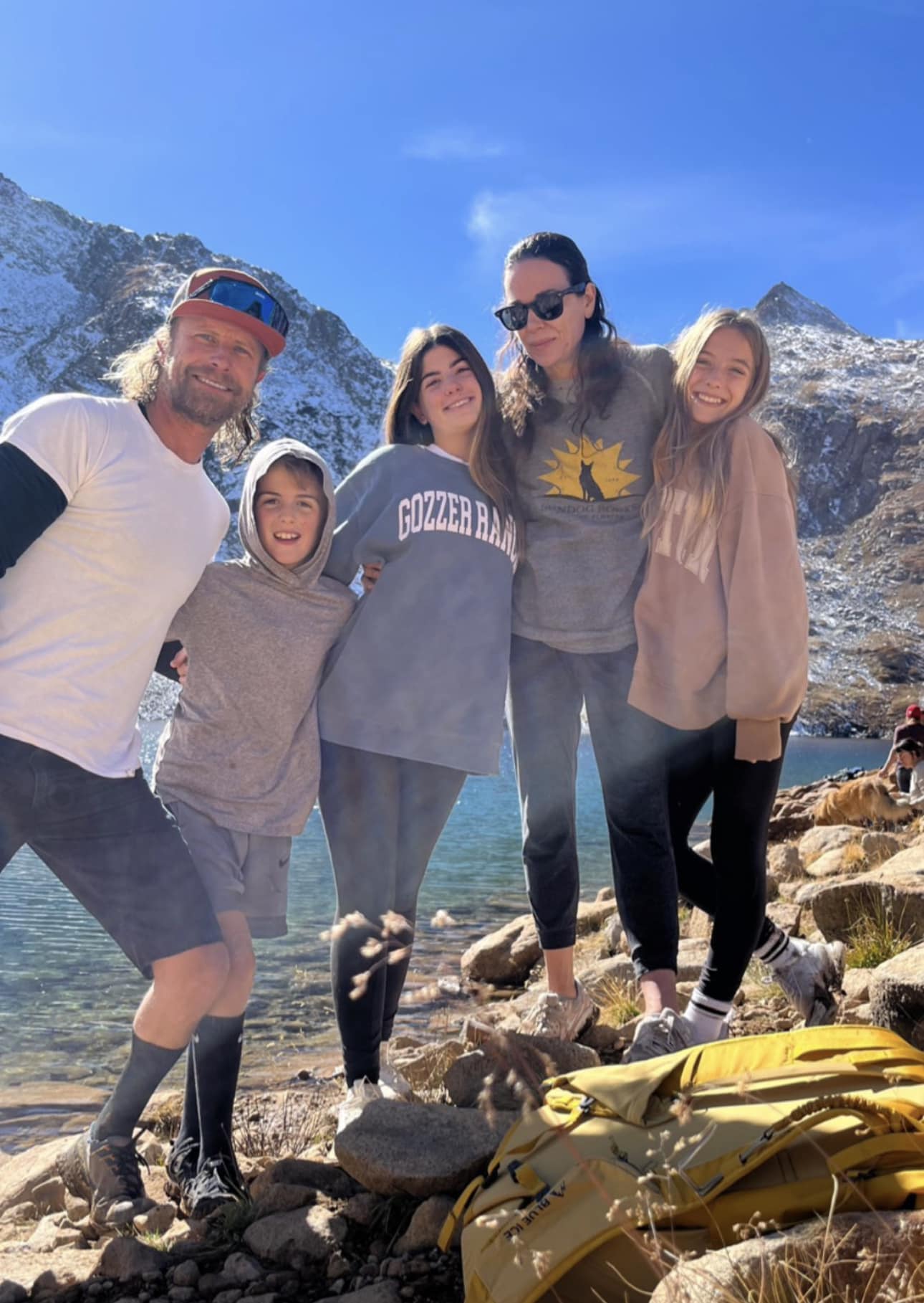 Dierks Bentley with his wife, Cassidy, and their three children