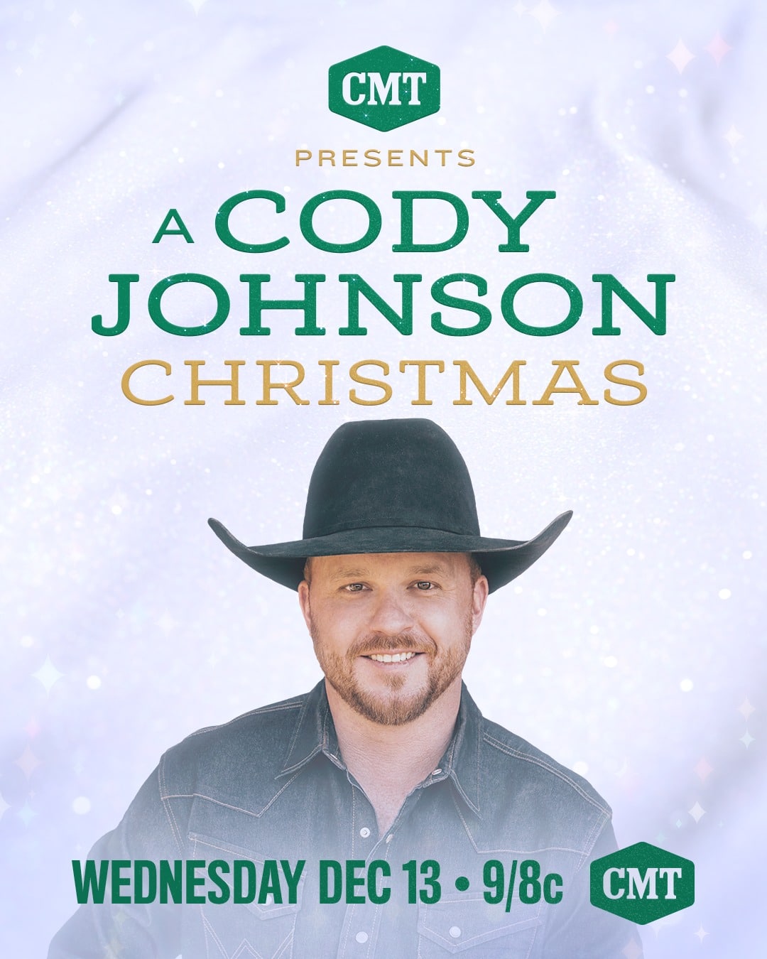 The promotional poster for the Cody Johnson Christmas special