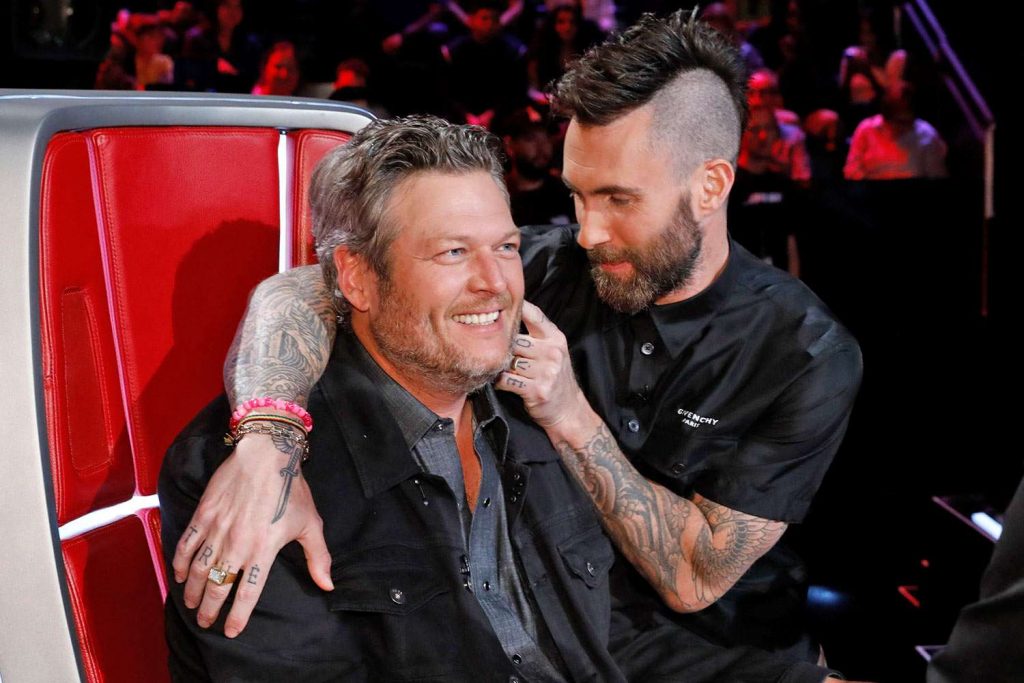 Blake Shelton and Adam Levine