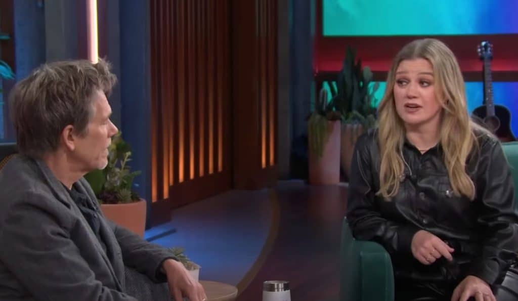 Kelly Clarkson opens up to Kevin Bacon