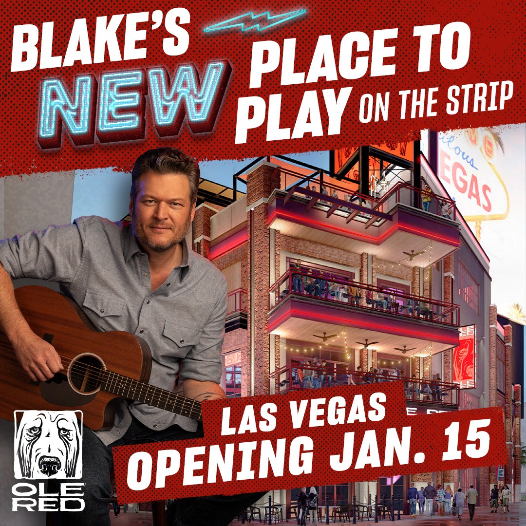 Blake Shelton and Gwen Stefani made a surprise appearance at Ole Red Las Vegas