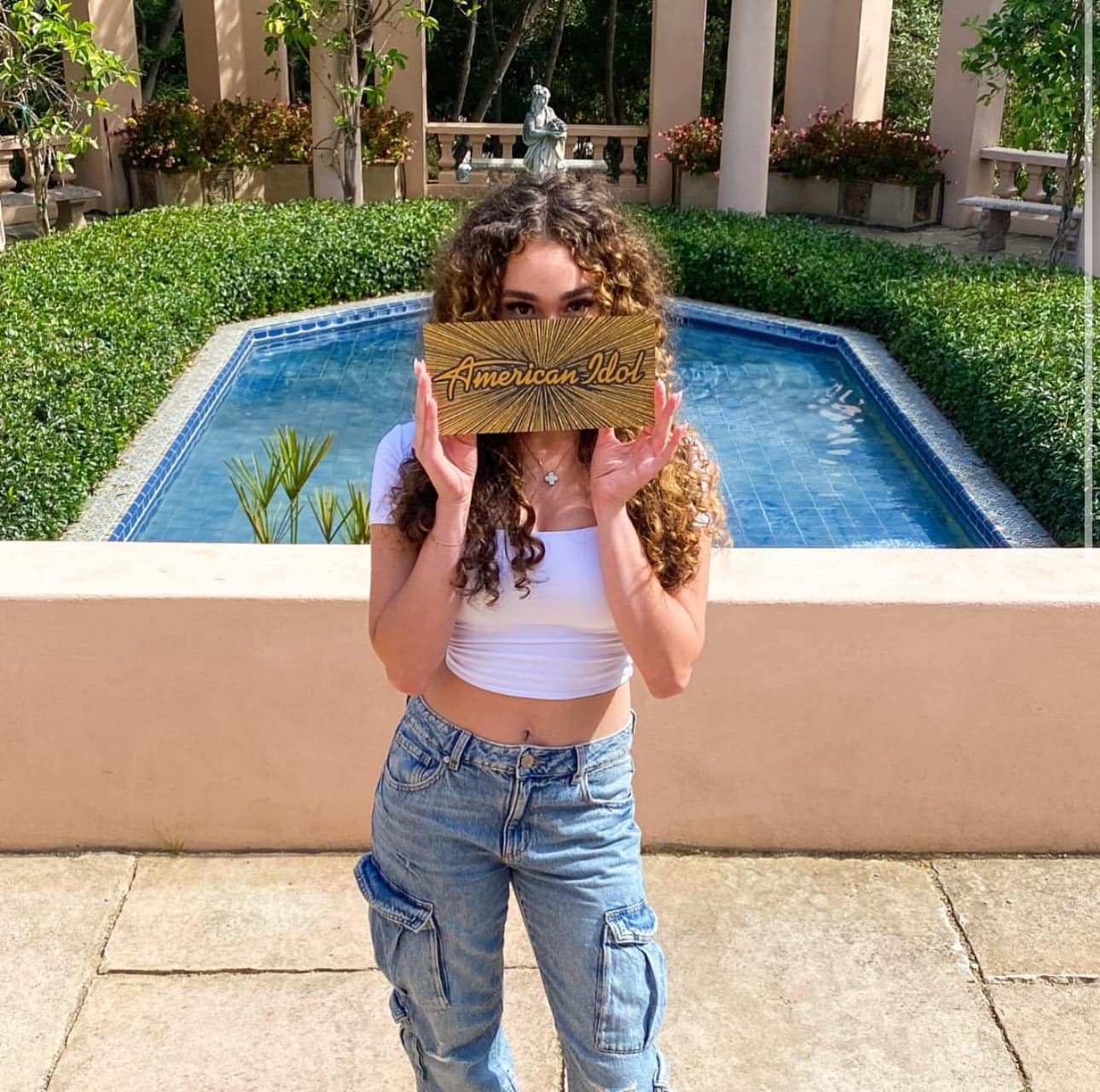 Former "Voice" finalist Hailey Mia earned a Golden Ticket to Hollywood after auditioning for "American Idol" with a cover of judge Katy Perry's song "Rise."