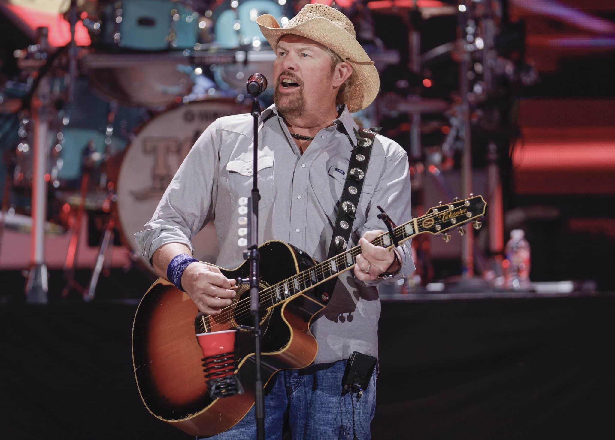 Toby Keith performs during the 2021 iHeartCountry Festival at Frank Irwin Center on October 30, 2021 in Austin, Texas. (Photo by Michael Hickey/Getty Images)