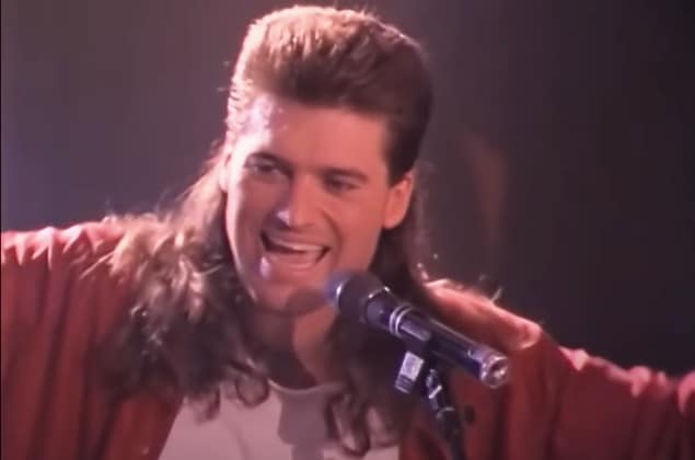 Iconic country music hairstyles - Billy Ray Cyrus' mullet 