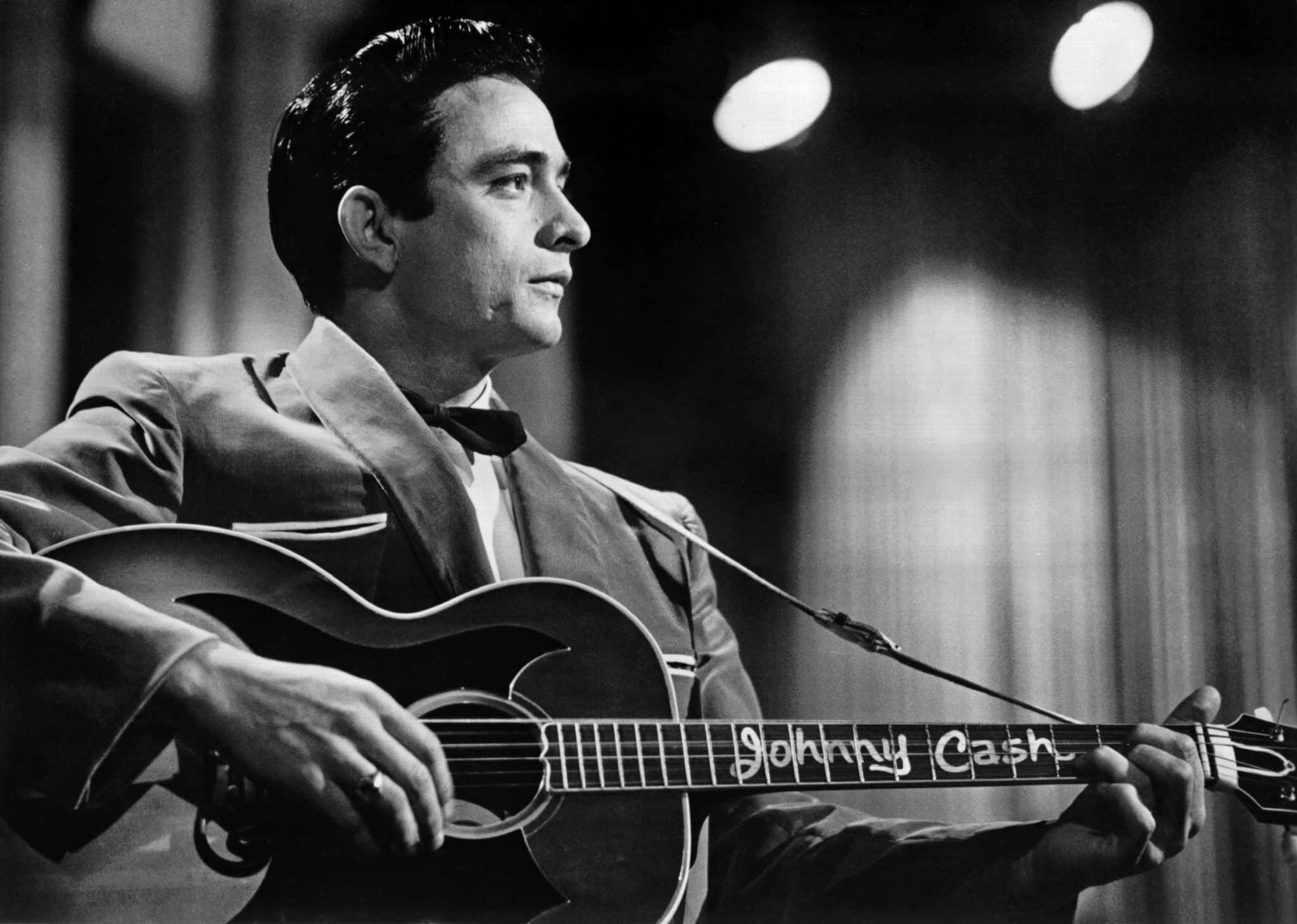 Photo of singer Johnny Cash