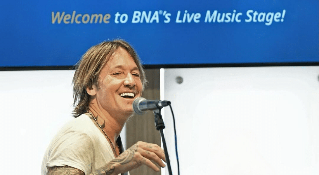 Impromptu Performance By Keith Urban Takes Nashville Airport By Surprise