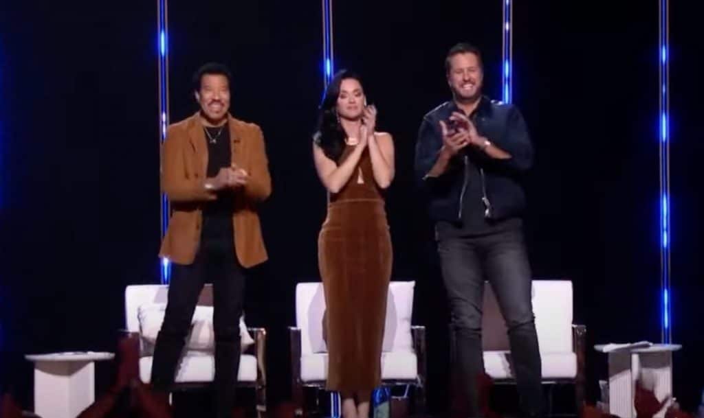 Lionel Richie, Katy Perry, and Luke Bryan give standing ovation