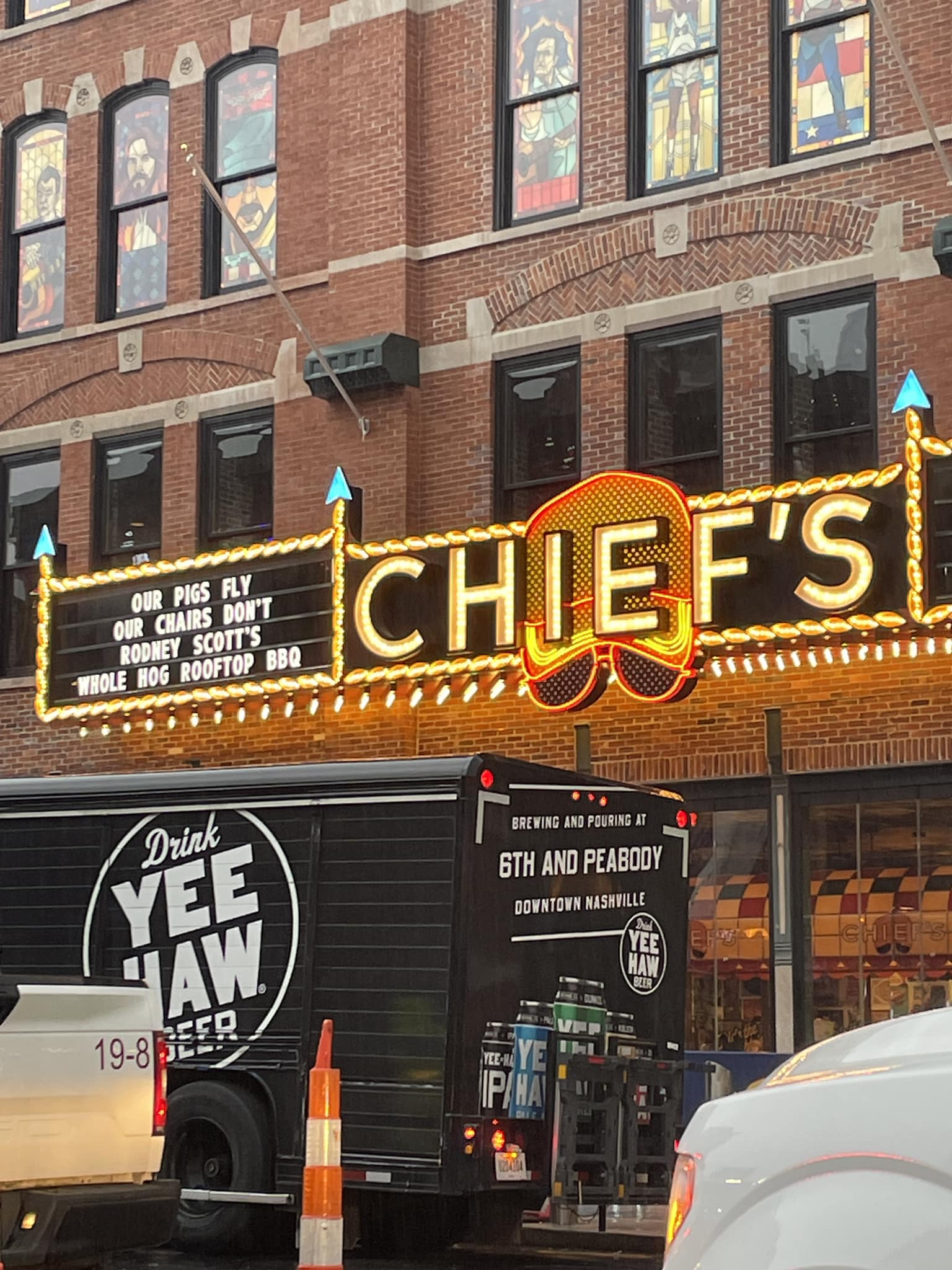 Chief's Nashville bar sign.