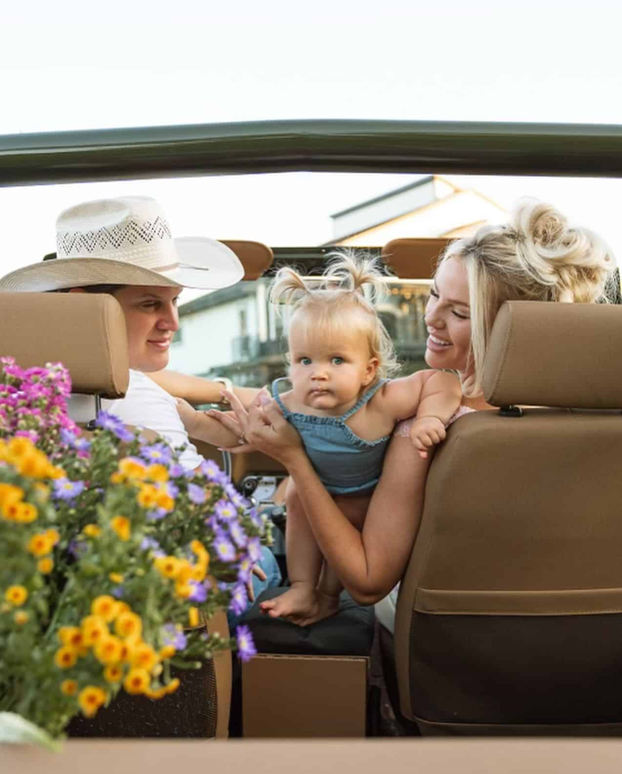 Jon and Summer Pardi with their daughter, Presley