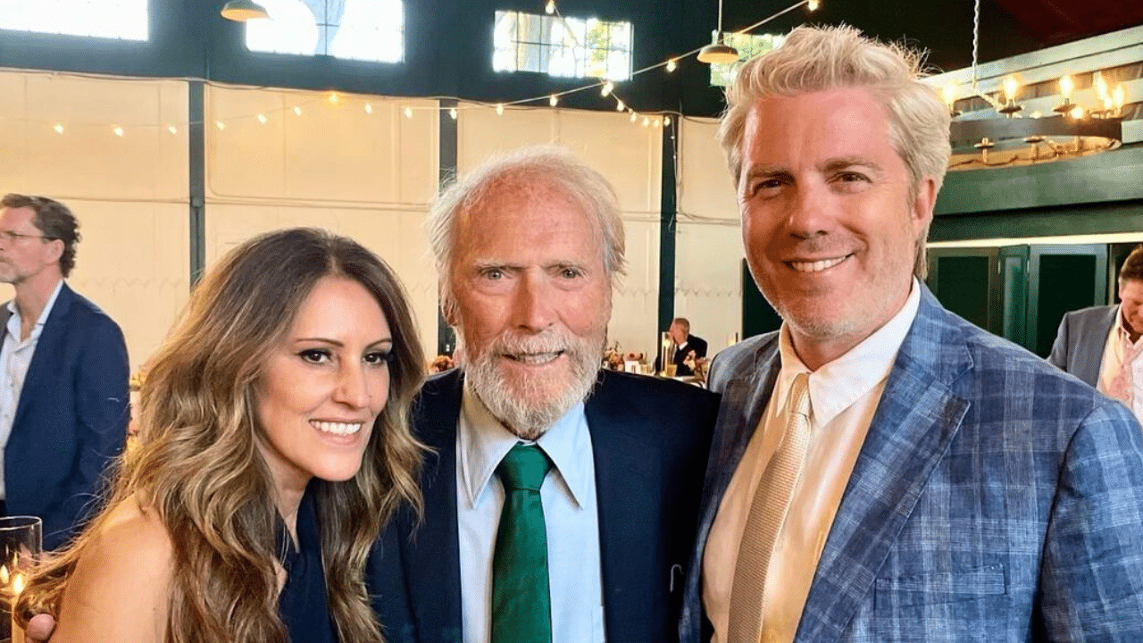 Clint Eastwood Photographed At Youngest Daughter's Wedding