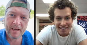 Blake Shelton surprises Jagger Eaton with video send-off.