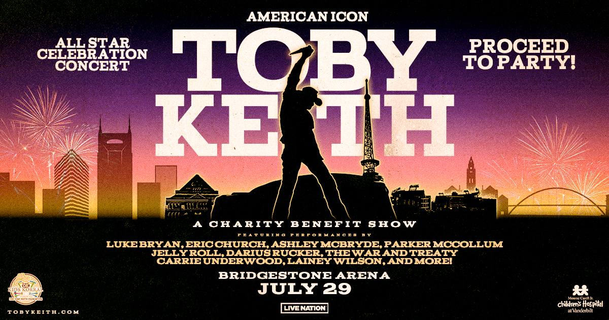 Toby Keith tribute concert and charity benefit show.