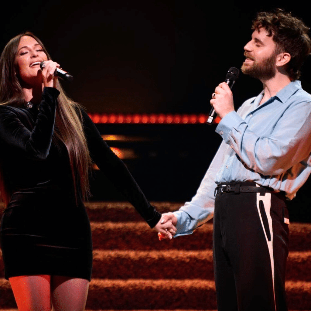 Kacey Musgraves and Ben Platt performing at The beacon theater