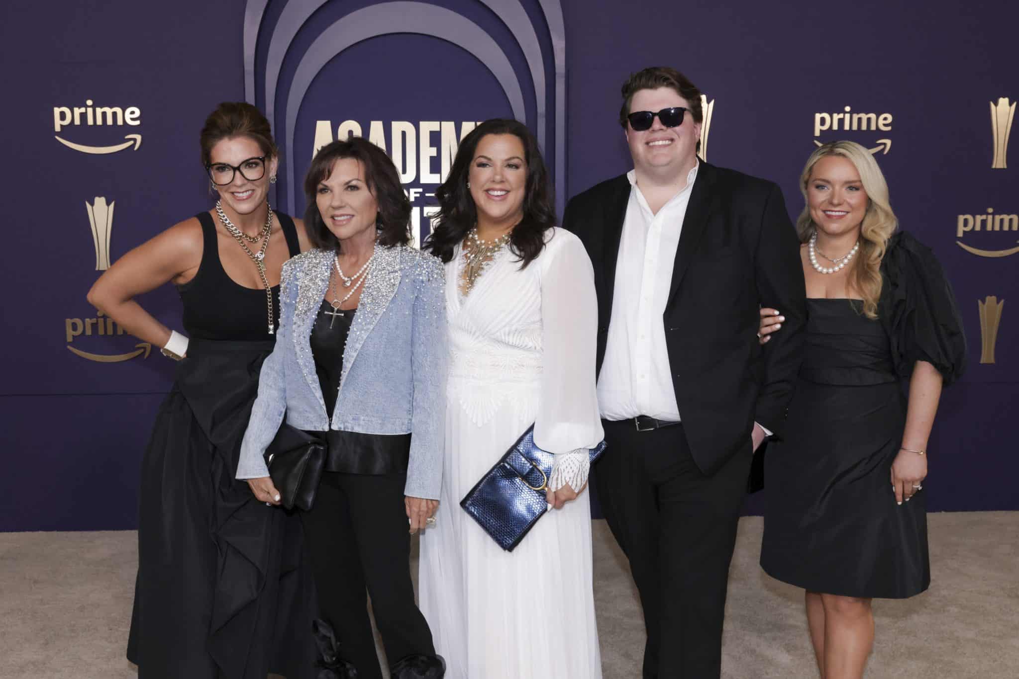 Shelley Covel Rowland, Tricia Lucus, Krystal Keith, Stelen Keith Covel and Haley Covel at the 59th Academy of Country Music Awards from Ford Center at The Star on May 16, 2024 in Frisco, Texas. (Photo by Sebron Snyder/Penske Media via Getty Images)