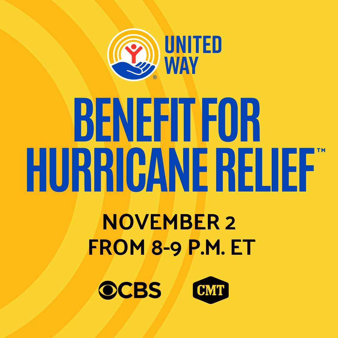 Poster for the United Way Benefit for Hurricane Relief 