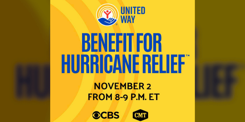 Header Image for the United Way Benefit for Hurricane Relief