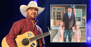NASHVILLE, TENNESSEE - JUNE 09: Cody Johnson performs on stage during day two of CMA Fest 2023 and Leather Deluxe album