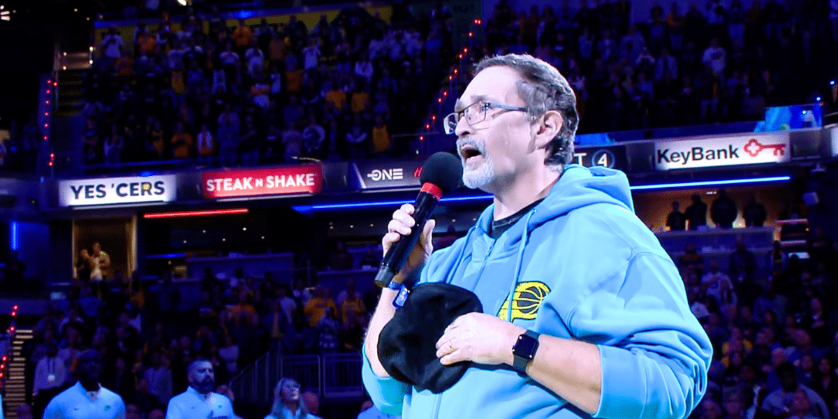 AGT Winner Richard Goodall Delivers Stunning National Anthem At Pacers Vs. Heat Game