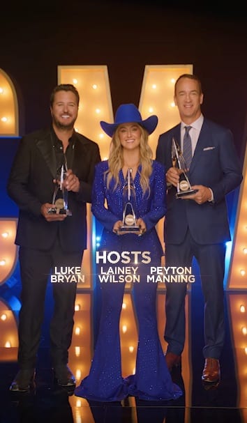 Luke Bryan, Lainey Wilson, and Peyton Manning host the 2024 CMA Awards