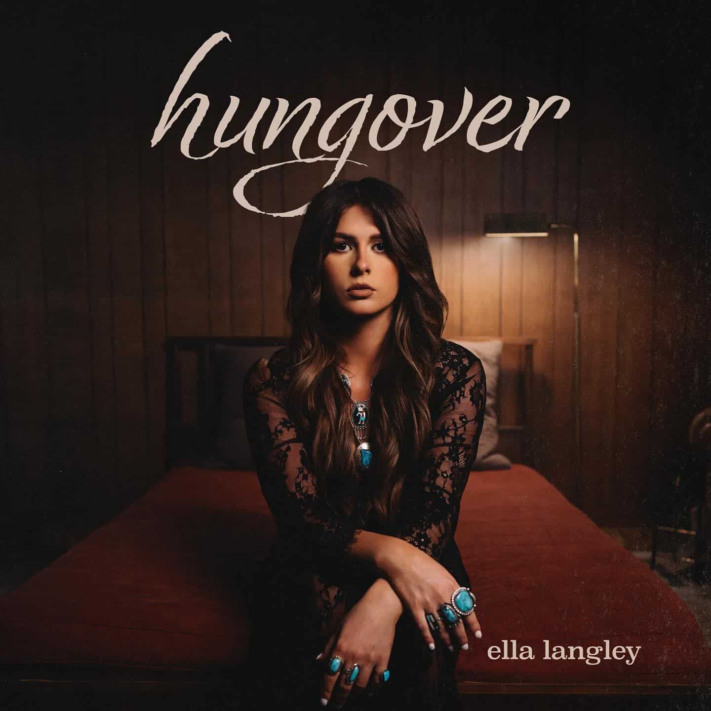 Ella Langley on the cover of her album Hungover