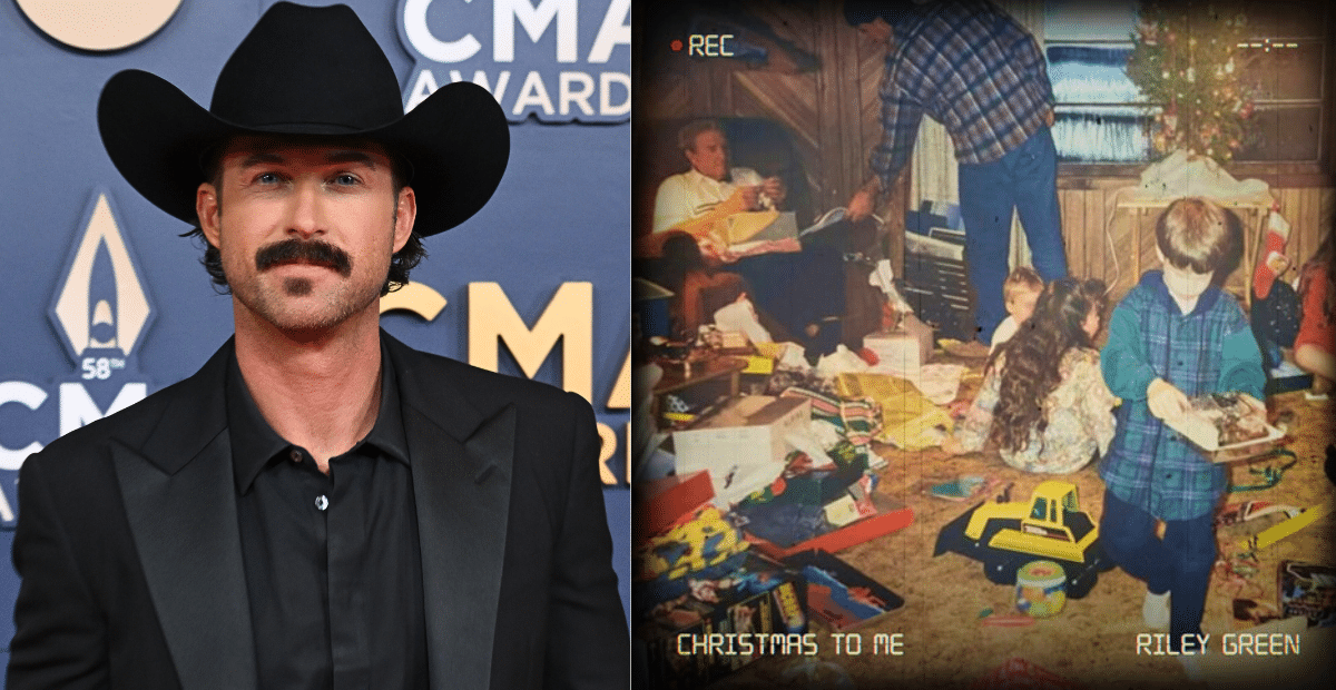 Riley Green Releases New Christmas Song, "Christmas To Me"